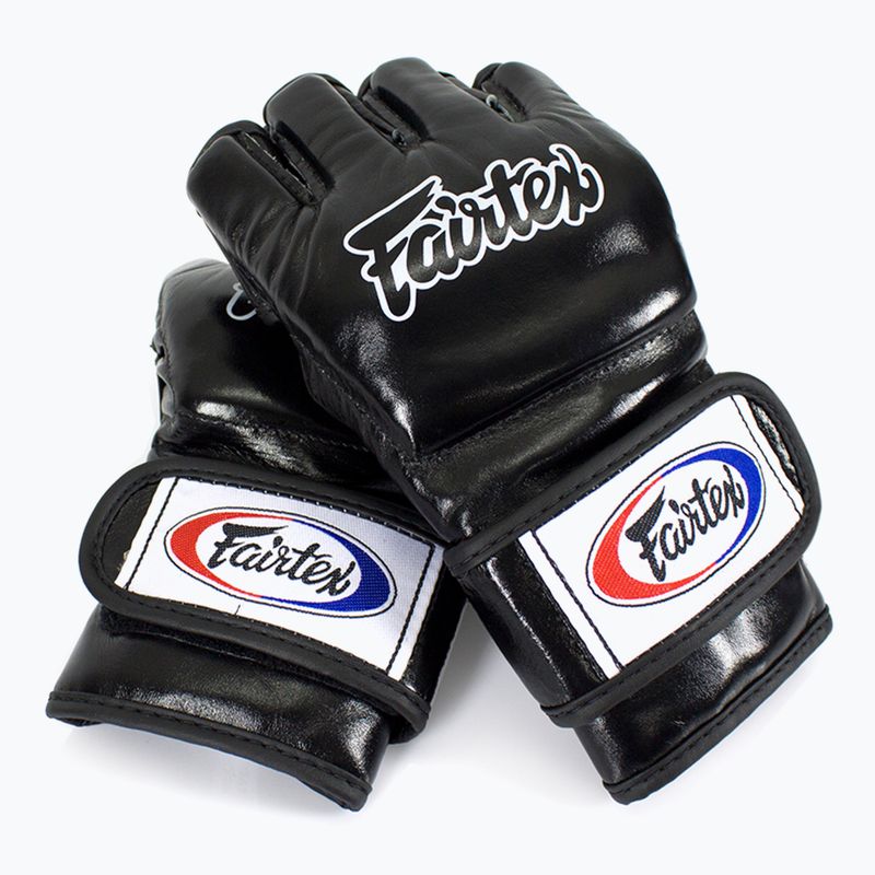Rękawice MMA Fairtex "Open Thumb Loop" black 2