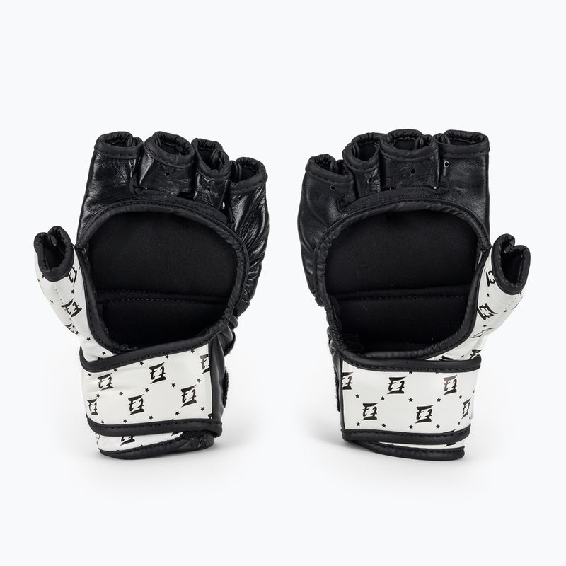Rękawice grapplingowe Fairtex Super Sparring white/black 3