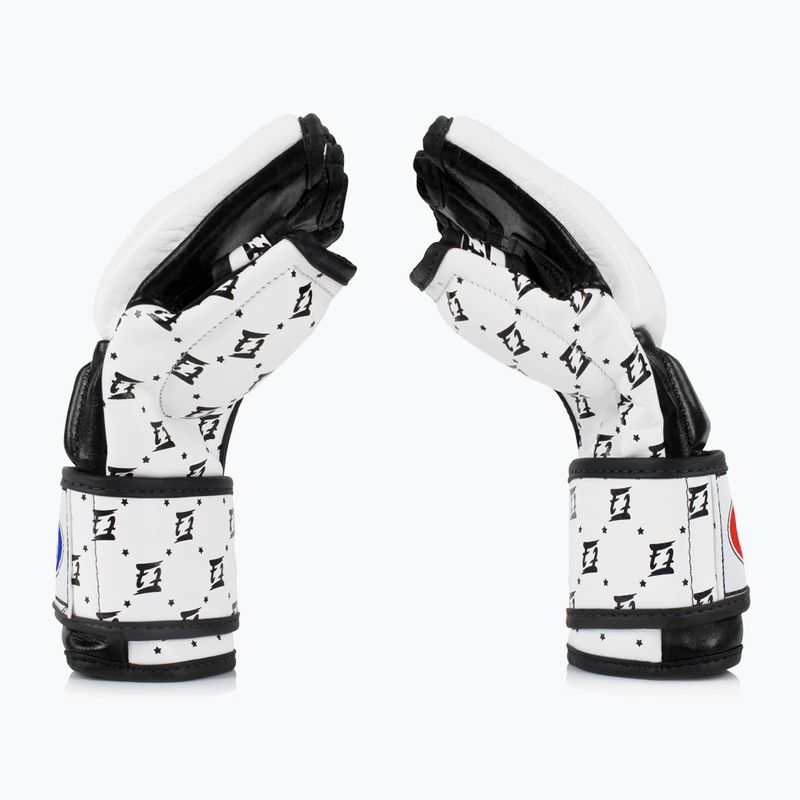 Rękawice grapplingowe Fairtex Super Sparring white/black 3
