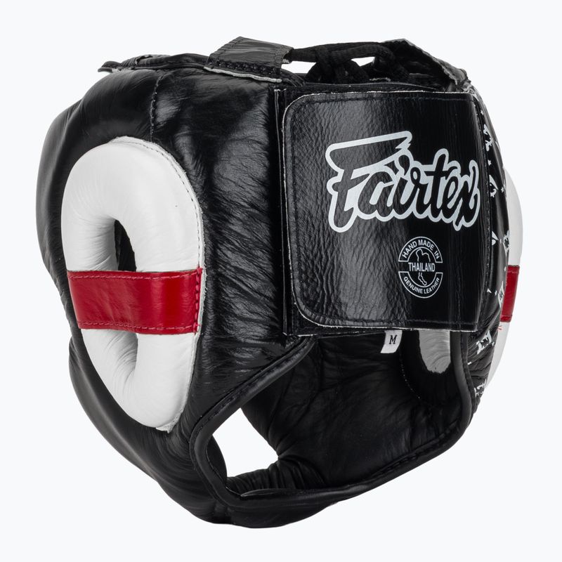 Kask bokserski Fairtex Super Sparring black/white 3