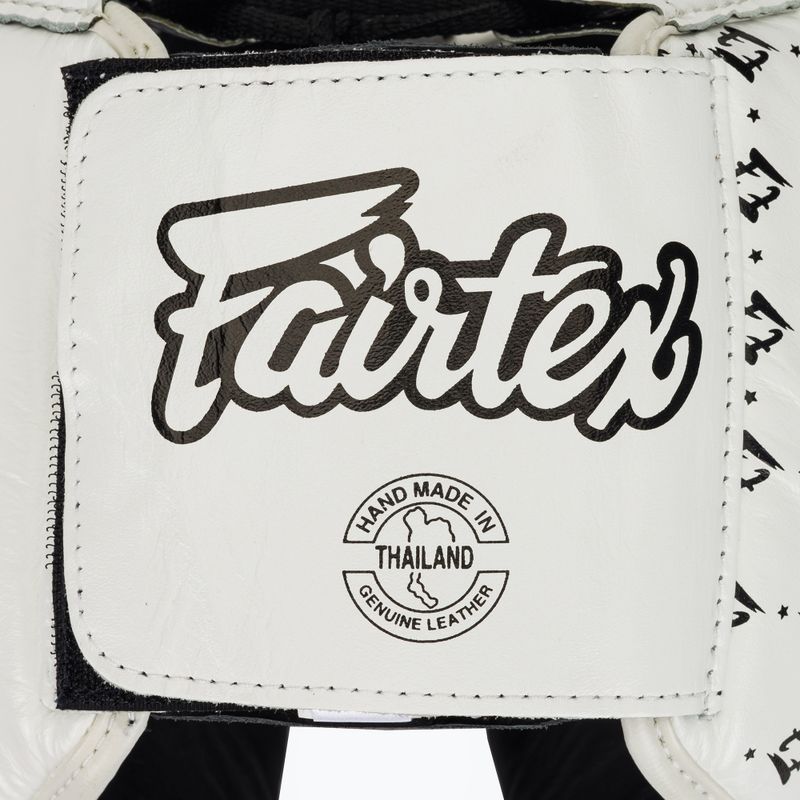 Kask bokserski Fairtex Super Sparring white/black 5
