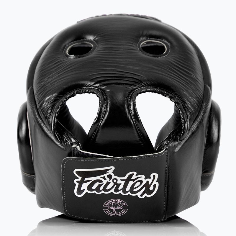 Kask bokserski Fairtex Muay Thai Competition black 4