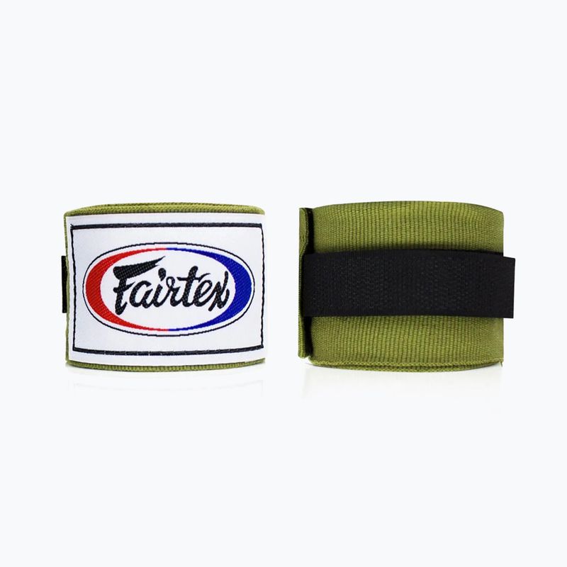 Bandaże bokserskie Fairtex Handwraps 455 cm olive