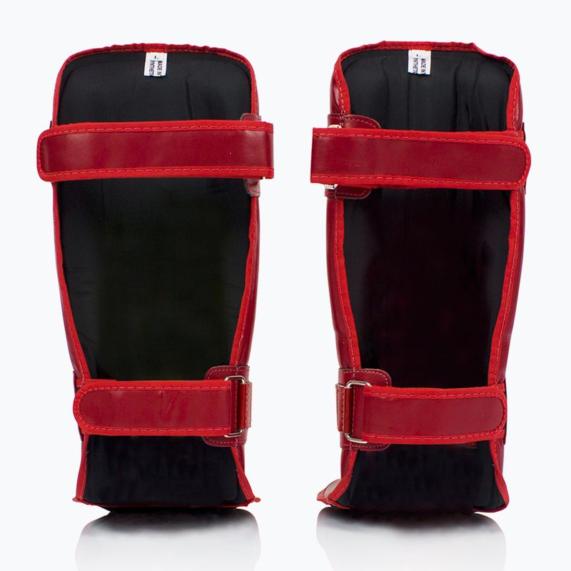 Ochraniacze piszczeli Fairtex In-Step Double Padded Protector red 2