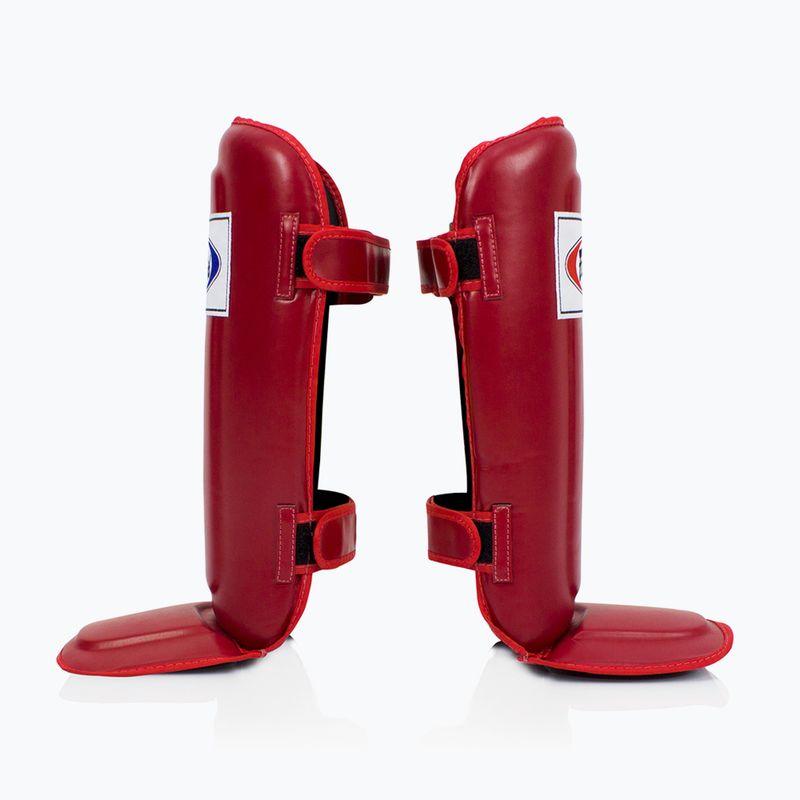 Ochraniacze piszczeli Fairtex In-Step Double Padded Protector red 3