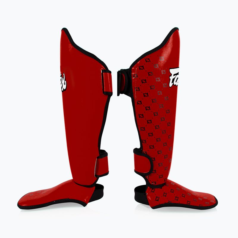Ochraniacze piszczeli Fairtex Competition Shin Pads red 3