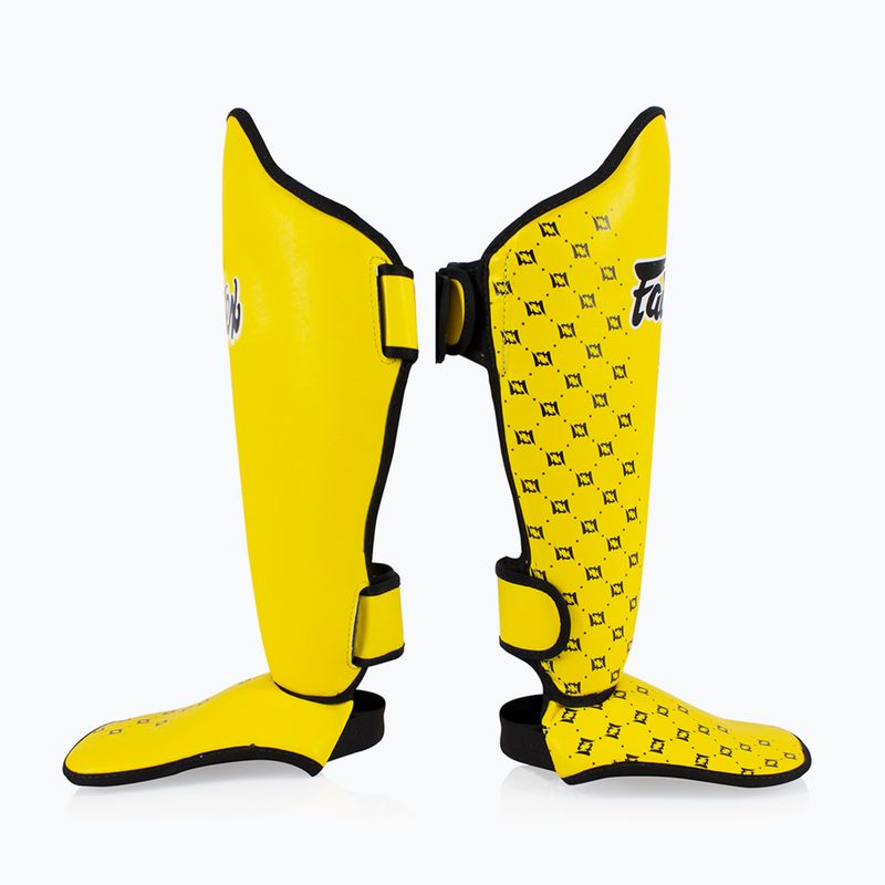 Ochraniacze piszczeli Fairtex Competition Shin Pads yellow 3