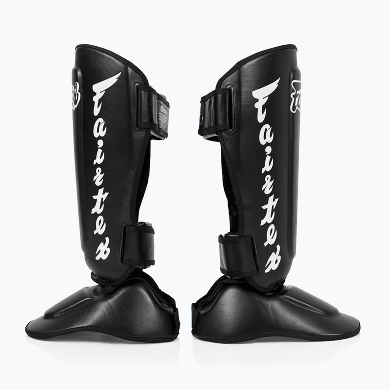 Ochraniacze piszczeli Fairtex Detachable In-Step Shin Pads A.K.A. "Twister" black 3