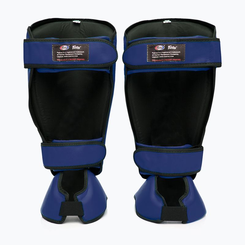 Ochraniacze piszczeli Fairtex Detachable In-Step Shin Pads A.K.A. "Twister" blue 2