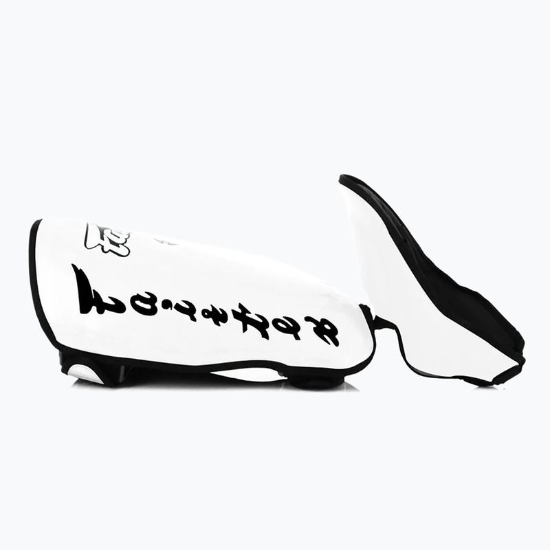 Ochraniacze piszczeli Fairtex Detachable In-Step Shin Pads A.K.A. "Twister" white 2