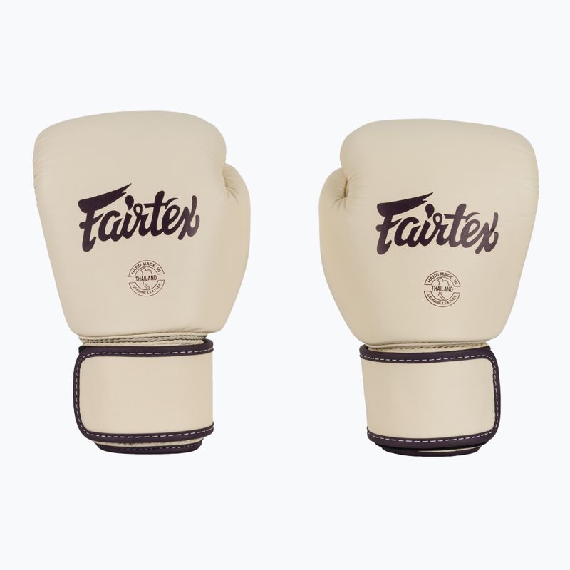 Rękawice bokserskie Fairtex Real Leather Boxing khaki 2