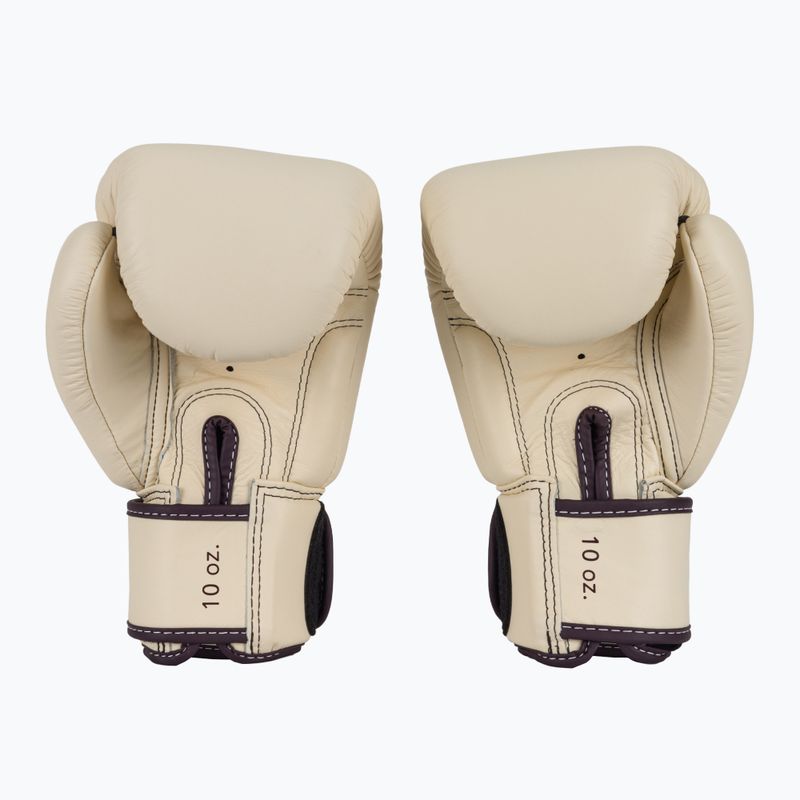 Rękawice bokserskie Fairtex Real Leather Boxing khaki 3