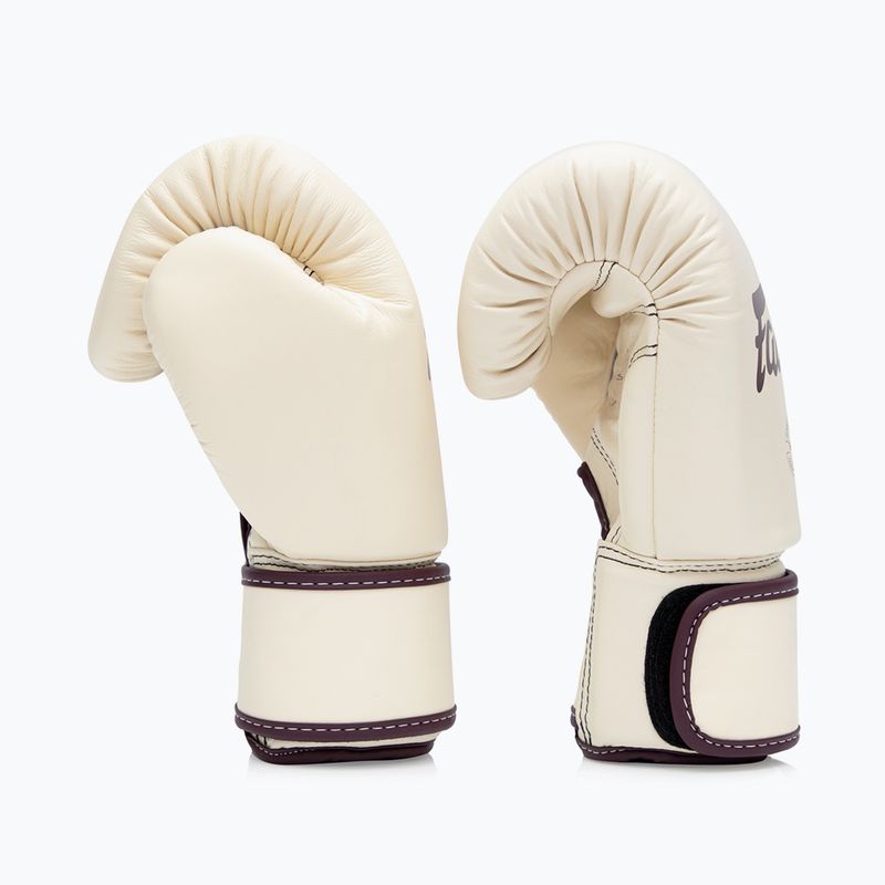 Rękawice bokserskie Fairtex Real Leather Boxing khaki 3
