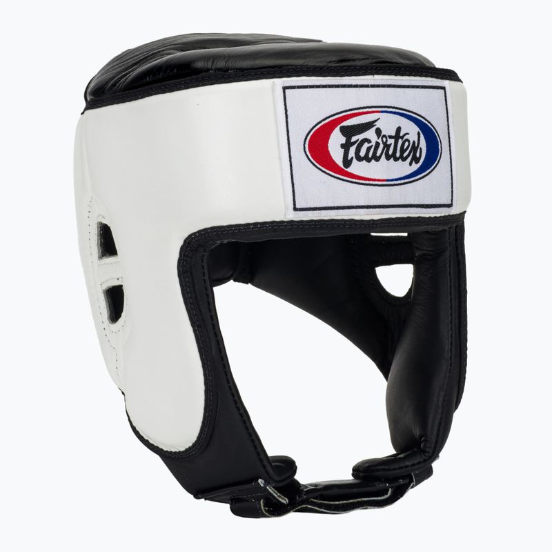 Kask bokserski Fairtex Muay Thai & Kickboxing Competition white