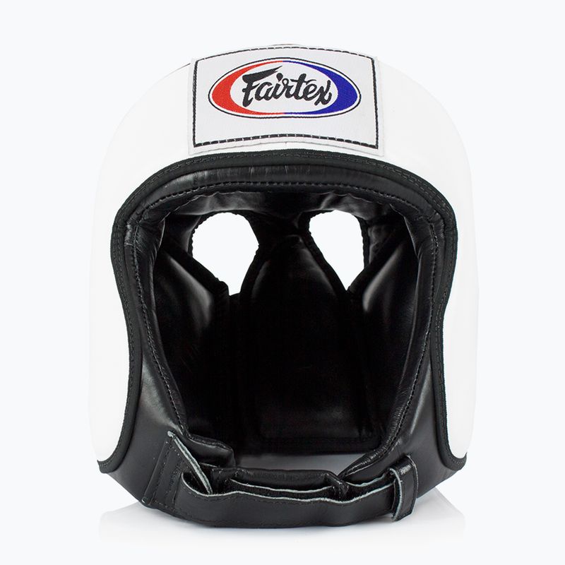 Kask bokserski Fairtex Muay Thai & Kickboxing Competition white 2