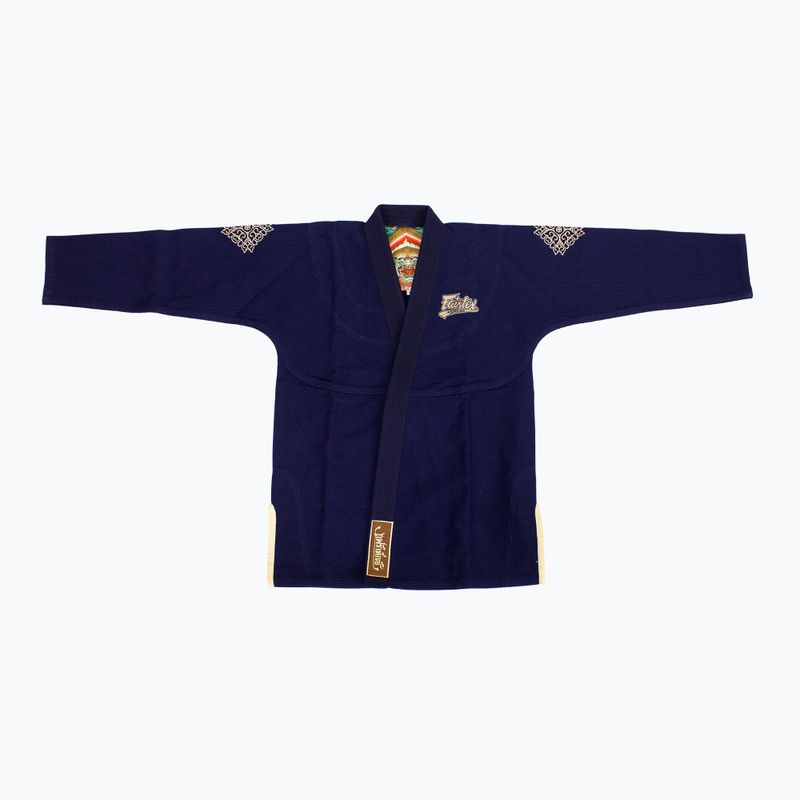 GI do brazylijskiego jiu-jitsu Fairtex "Matchanu" navy blue 2
