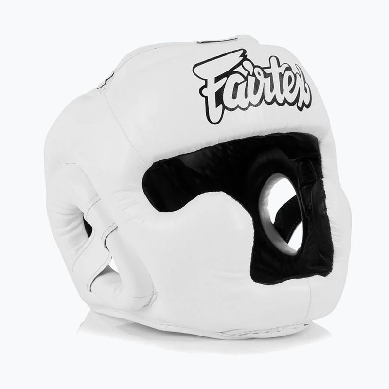 Kask bokserski dziecięcy Fairtex Headguard for Kids white