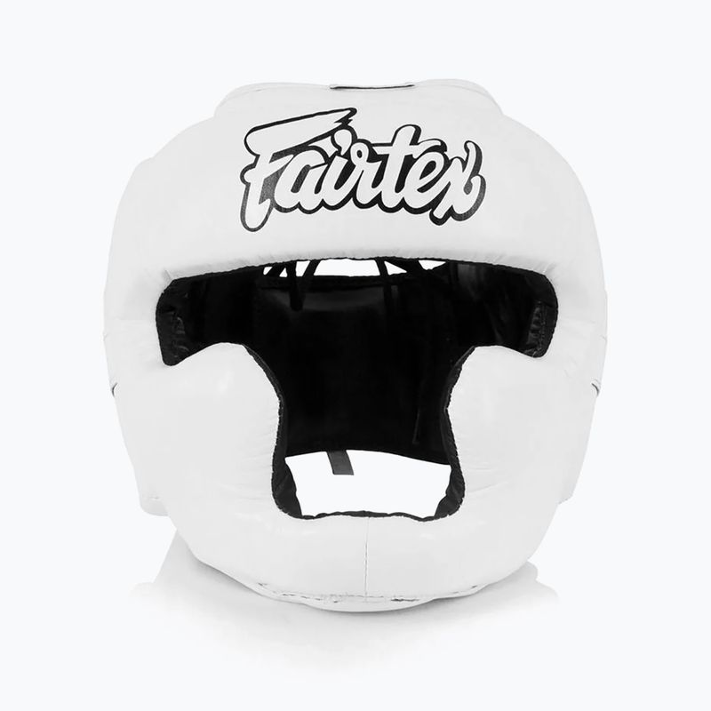 Kask bokserski dziecięcy Fairtex Headguard for Kids white 2