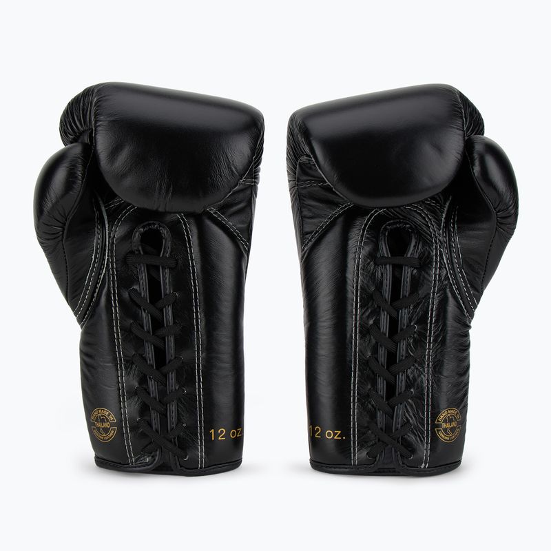 Rękawice bokserskie Fairtex Glory Competition Lace Up black 3