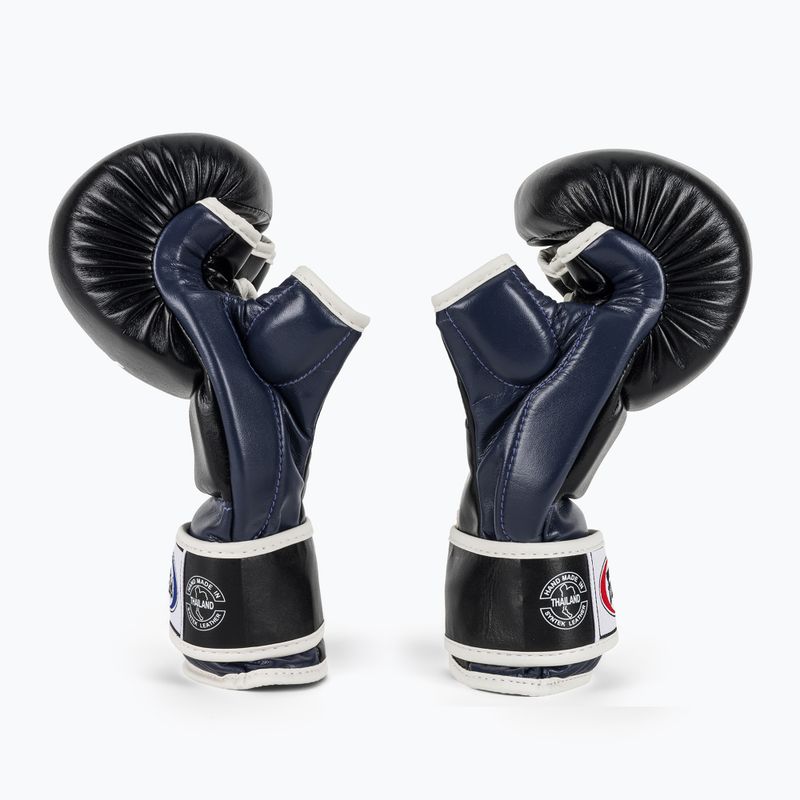 Rękawice grapplingowe Fairtex Super Sparring Grappling black/blue 4