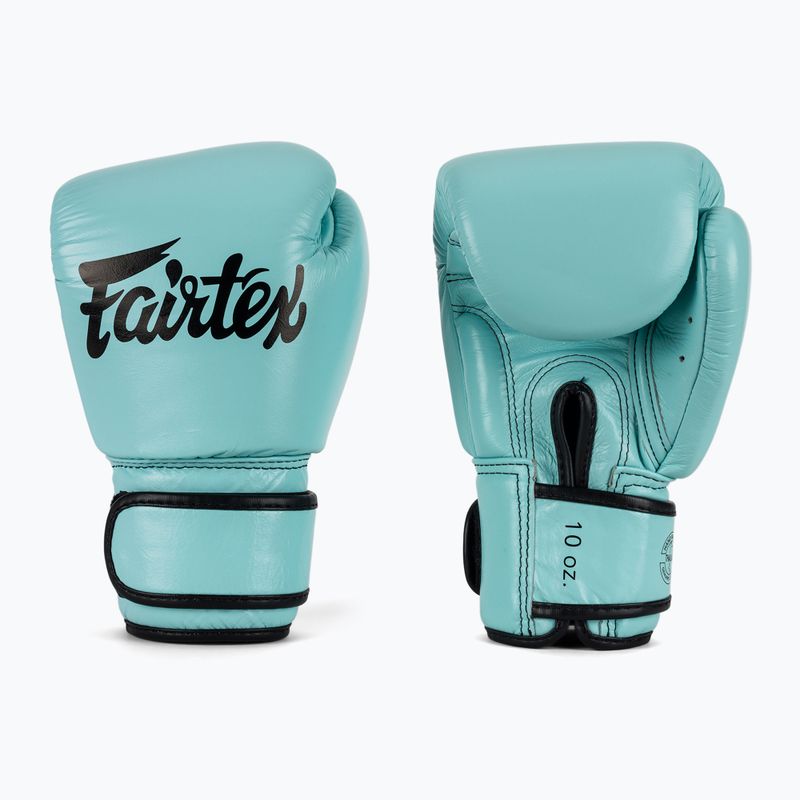 Rękawice bokserskie Fairtex Genuine Leather Boxing blue