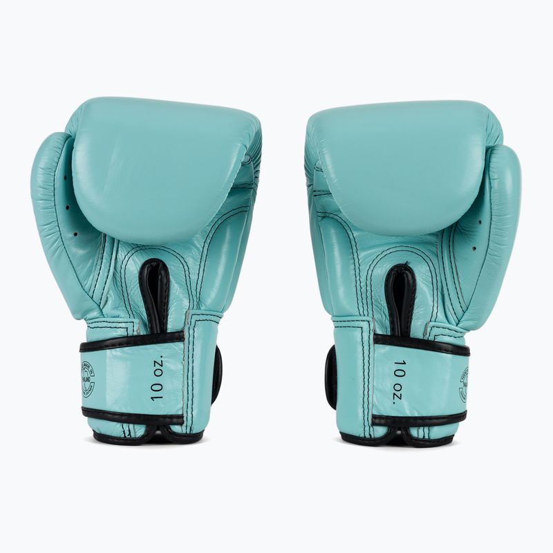 Rękawice bokserskie Fairtex Genuine Leather Boxing blue 3