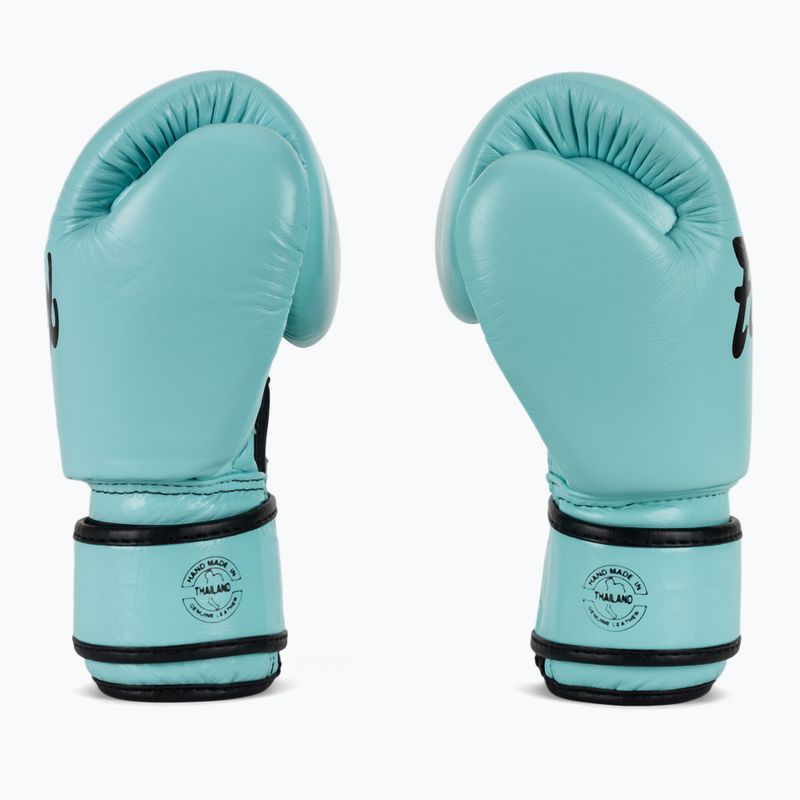 Rękawice bokserskie Fairtex Genuine Leather Boxing blue 4
