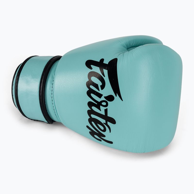 Rękawice bokserskie Fairtex Genuine Leather Boxing blue 5