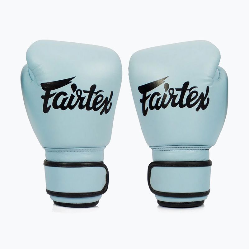 Rękawice bokserskie Fairtex Genuine Leather Boxing blue