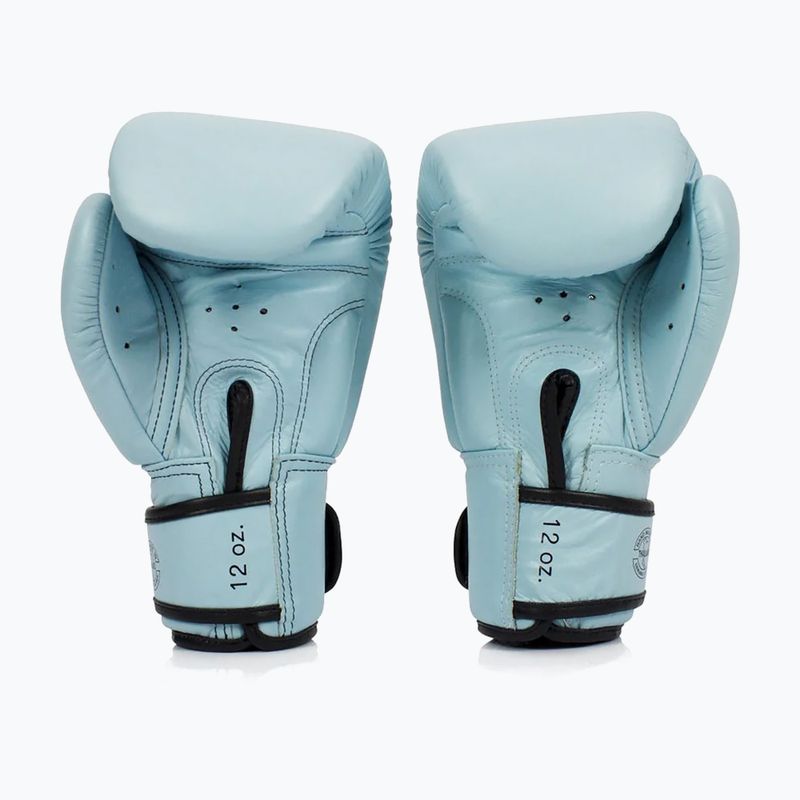 Rękawice bokserskie Fairtex Genuine Leather Boxing blue 2