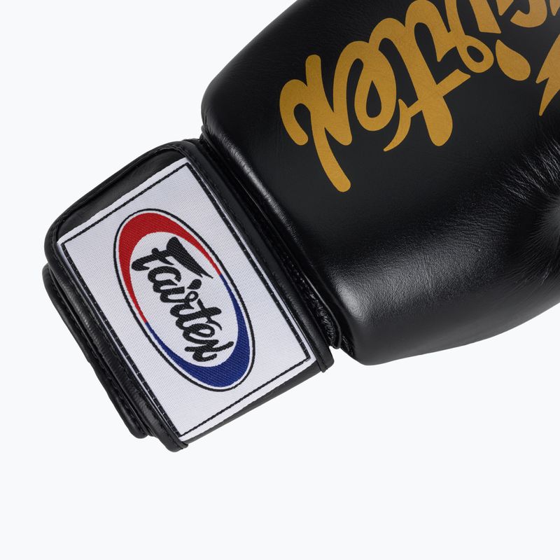 Rękawice bokserskie Fairtex Deluxe Tight-Fit black 6