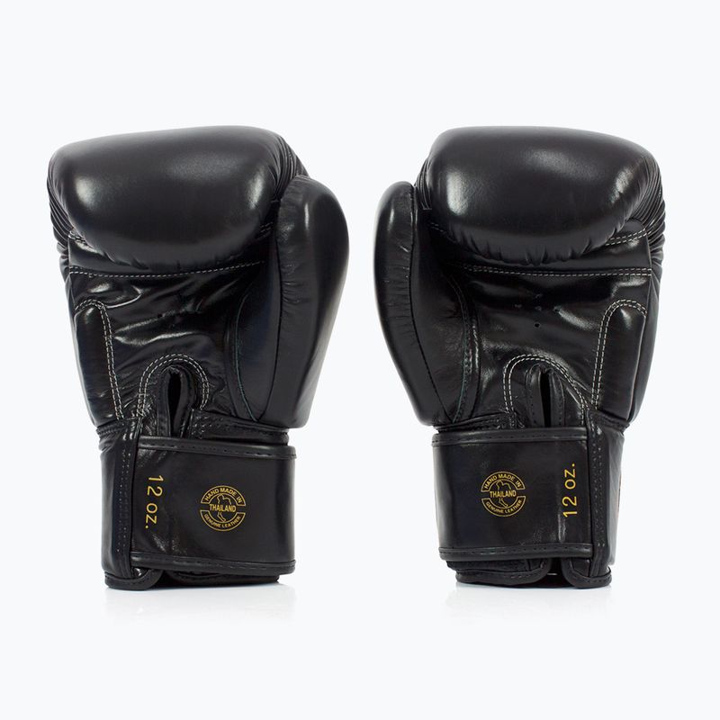 Rękawice bokserskie Fairtex Deluxe Tight-Fit black 2
