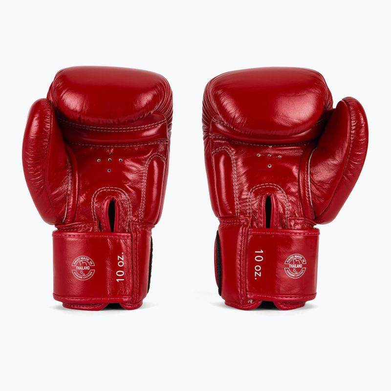 Rękawice bokserskie Fairtex Deluxe Tight-Fit red 3