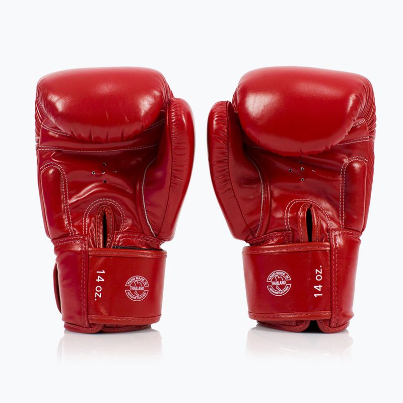 Rękawice bokserskie Fairtex Deluxe Tight-Fit red 2