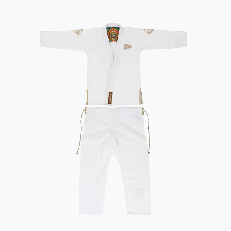 GI do brazylijskiego jiu-jitsu Fairtex "Matchanu" white