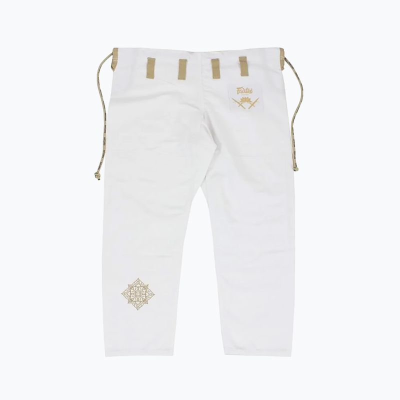 GI do brazylijskiego jiu-jitsu Fairtex "Matchanu" white 5