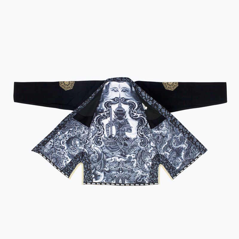 GI do brazylijskiego jiu-jitsu Fairtex "Treeburam" black 3