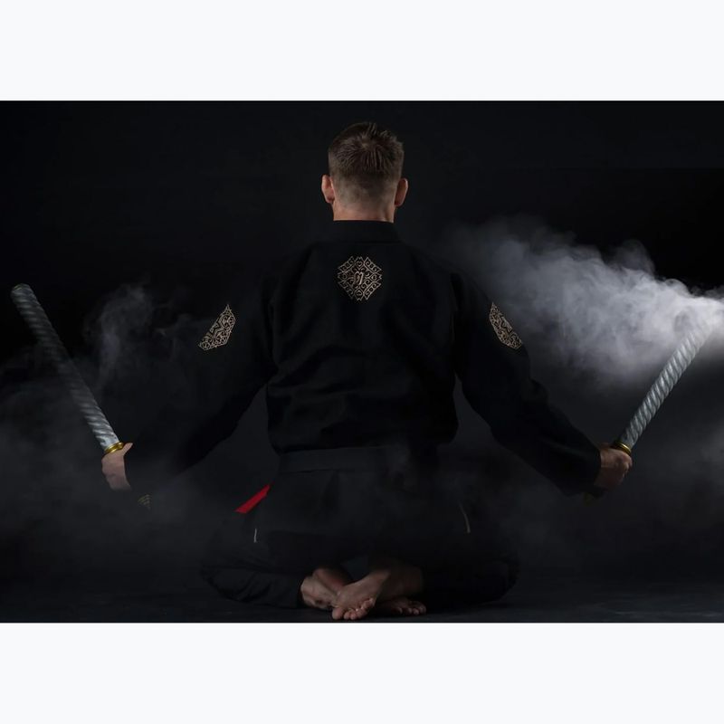 GI do brazylijskiego jiu-jitsu Fairtex "Treeburam" black 11