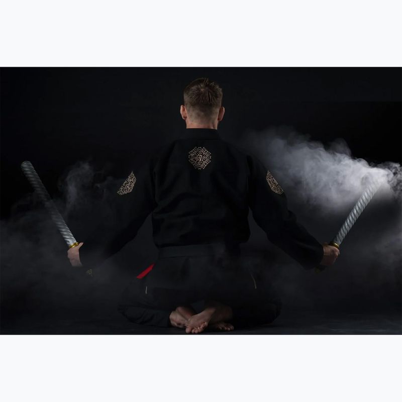 GI do brazylijskiego jiu-jitsu Fairtex "Treeburam" Limited Edition black 10