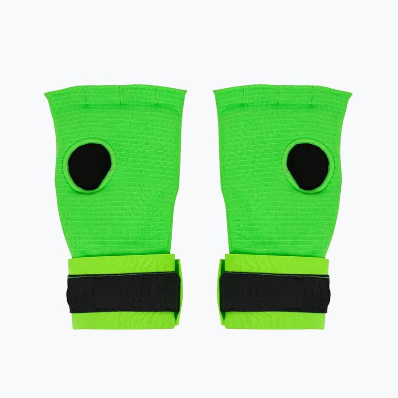 Rękawice wewnętrzne Fairtex Quick Wraps green 2