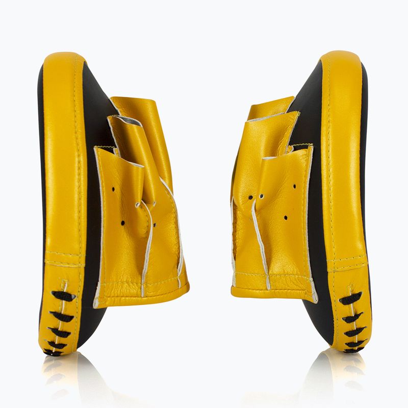 Łapy treningowe Fairtex Speed & Accuracy Focus Mitts black/golden 3