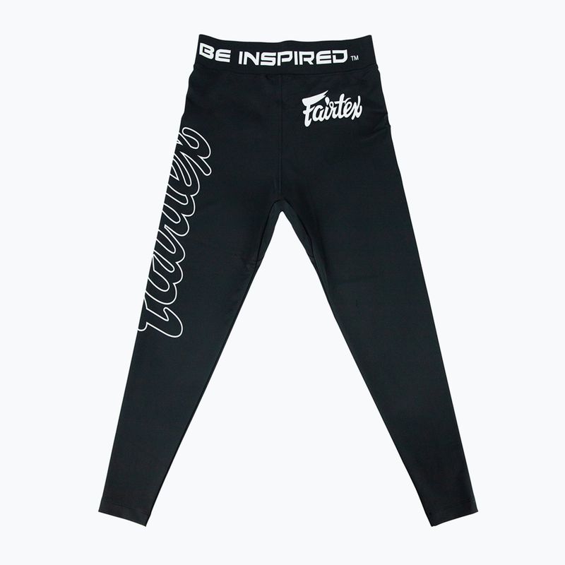 Legginsy treningowe męskie Fairtex Compression CP2 black 2