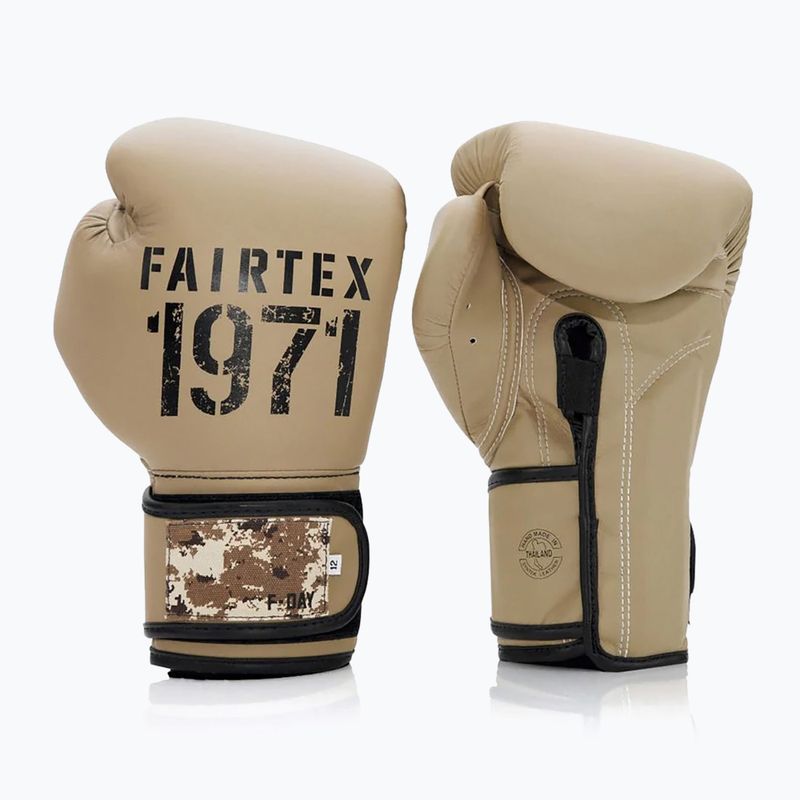 Rękawice bokserskie Fairtex F-DAY 2 Limited Edition khaki