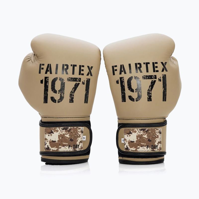 Rękawice bokserskie Fairtex F-DAY 2 Limited Edition khaki 2
