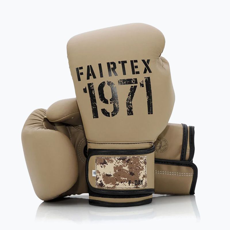 Rękawice bokserskie Fairtex F-DAY 2 Limited Edition khaki 5