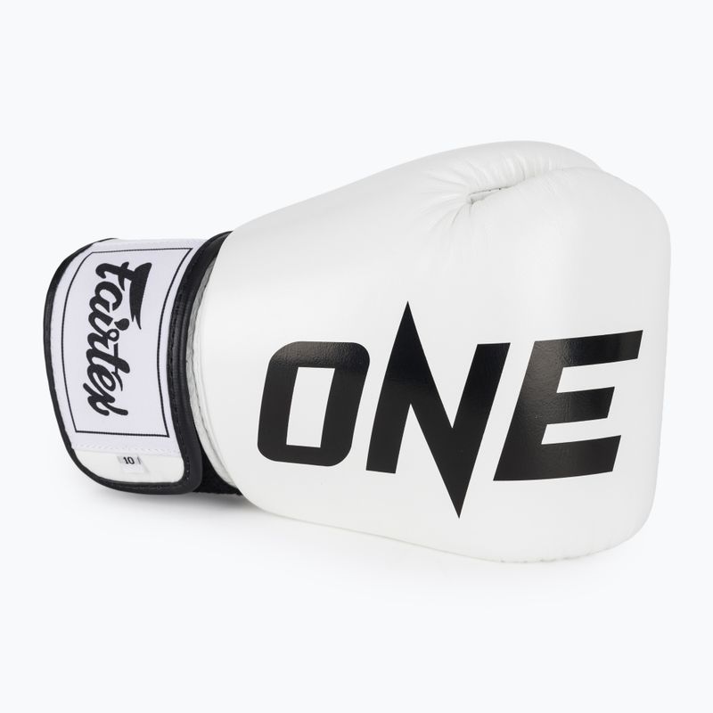 Rękawice bokserskie Fairtex ONE X Fairtex Boxing white 5