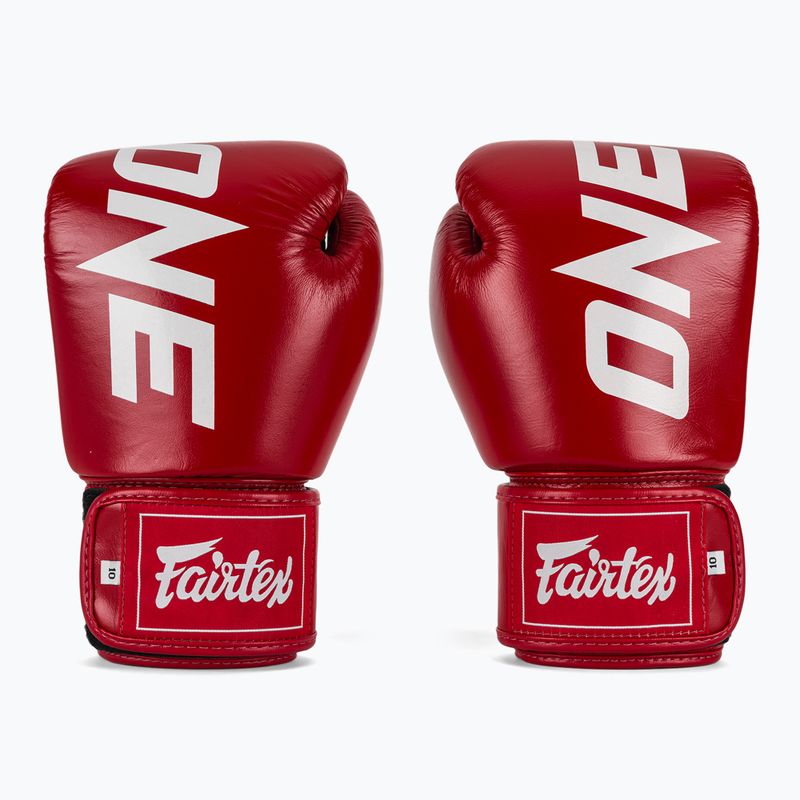 Rękawice bokserskie Fairtex ONE X Fairtex Boxing red 2