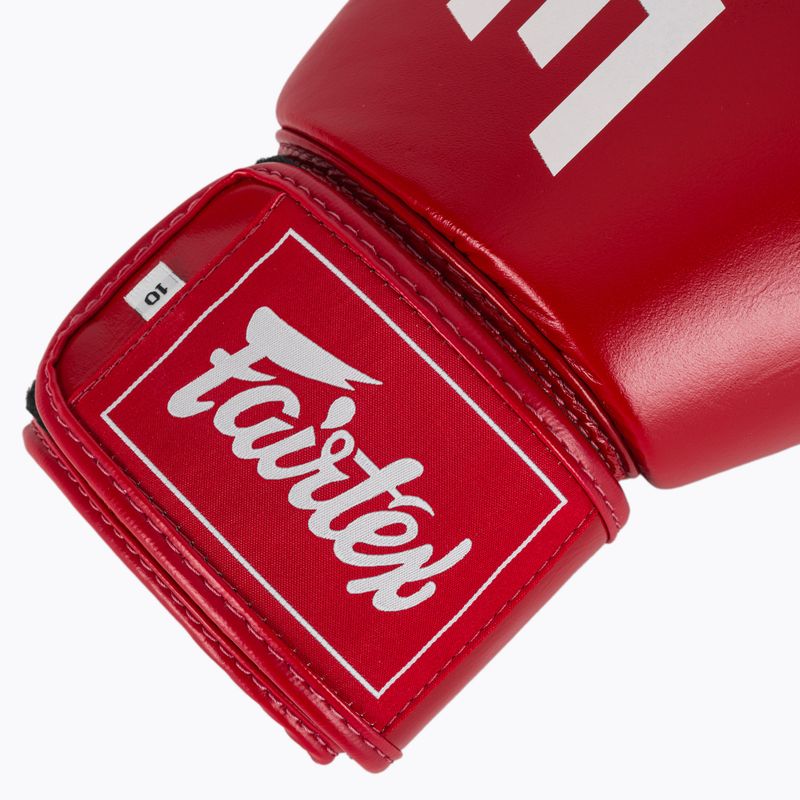 Rękawice bokserskie Fairtex ONE X Fairtex Boxing red 6