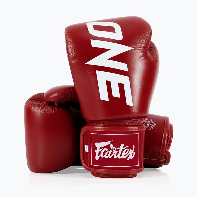 Rękawice bokserskie Fairtex ONE X Fairtex Boxing red 4
