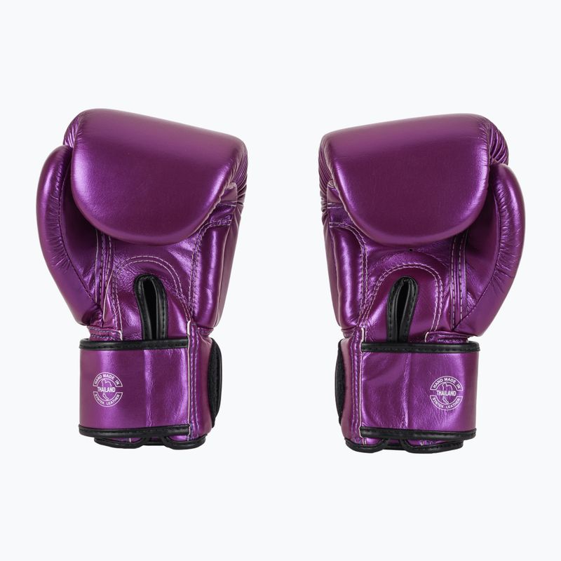 Rękawice bokserskie Fairtex Metallic Boxing purple 3